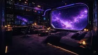 Relaxing Space Music for Deep Focus | Ambient Sci-Fi Soundscape for Work, Study & Coding