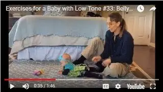 Belly Crawling: Exercises for a Baby with Low Tone #33