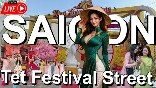 Vietnam Tet Festival 2026 | Ho Chi Minh City Street Scenes LIVE