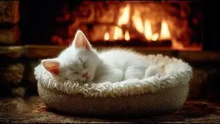 Cat Purring and 528Hz Healing Music - Deep Relaxation, Sleep Music, Stress Relief