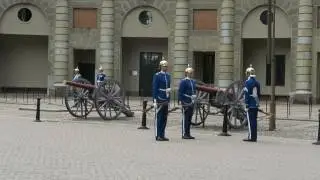 Högvaktsavlösning vid Stockholms slott