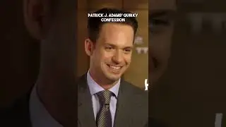 Suits | Patrick J.  Adams' quirky confession about Rick Hoffman. #shortsfeed #bloopers #backstage