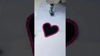 Heart Velvet Patches Hacks #sewinghacks #shorts