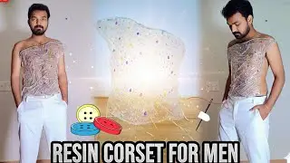 Resin corset for men || men outfit #corset #resin #delhi #fyp #fashion #designer