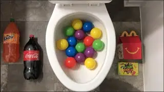 Will it Flush? - Coca Cola, Fanta, Mcdonalds Fast Food and Sour Patch Candy