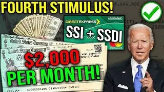 WOW FOR SENIORS! $2,000 CHECKS DEPOSITING ON AUGUST 3RD! DEPOSIT DATE! Fourth Stimulus CHECK Update!