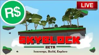🔴 FREE ROBUX GIVEAWAYS!! | Roblox SKY BLOCK (NEW GAME) | MINECRAFT IN ROBLOX!? | Best Game Ever!?