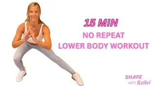 15-Minute Lower Body Workout | Legs & Glutes Burn | No Equipment