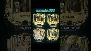 maldini 🇮🇹 🆚️ nesta 🇮🇹 🆚️cannavaro 🇮🇹🆚️baresi 🇮🇹 #football #fifarenderz #fifamobile