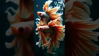 The Galactic Betta: A 3D Fantasy Come to Life 🐠 #trending #shorts #viralvideo #ytshorts #fish #betta