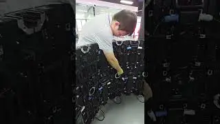 This is not a shield, this is a flexible rental LED display！#eagerled #leddisplay #ledscreen