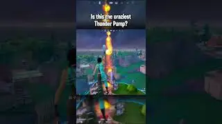 This Thunder Pump is CRAZY 😳 #shorts #fortnite