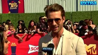 Top Gun: Glen Powell on ANXIETY of Prepping for That Football Scene