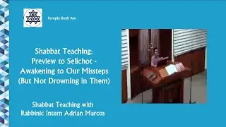 Shabbat Teaching: 