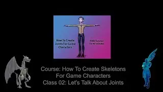 How To Create Joints For Game Characters - 02