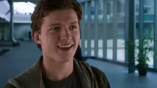 Peter Parker being precious for 3 minutes straight