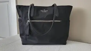 KATE SPADE NYLON TOTE UPDATE | How it&rsquo;s been wearing + why it's a perfect travel and work bag!
