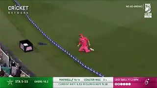 What A Brilliant Catch By James Vince || BBL09 || Sydney sixers Enter into Finals ||