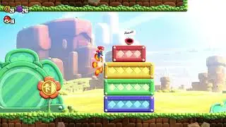 03 Super Mario Wonder - Full playtrough - World 1 - Levels 6-10 - Found second secret toad