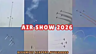 Airshow 2026 by Wings India at Begumpet Airport Hyderabad | Amazing Flying Skills | Flights Expo 