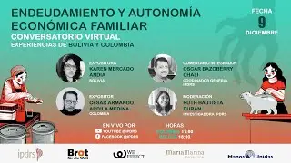 Conversatorio ¿Quieres saber más sobre los préstamos gota a gota y la 