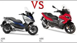 Honda Forza 300 vs Malaguti Madison 300 Test specification comparison