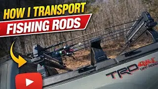 Winter fishing and rod transportation. 