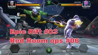 Epic Red Room #06 and Epic Red Rift #03 - marvel contest of champions