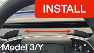 Install - Tesla Paddle Shifter v2 | S3XY Buttons | Model 3/Y