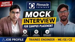 Pinnacle Infotech (глобальный лидер) I Стажировки в кампусе I Собеседование в кампусе I Арвинд Си...