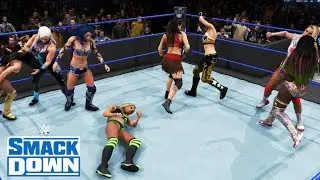 WWE 2K20 SMACKDOWN WOMEN'S CHAMPIONSHIP 8 WOMEN'S BATTLE ROYAL