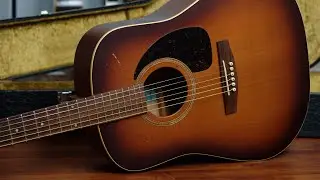 Seagull S6+ Tobacco burst Top solid cedar Deadnought slopeshoulder