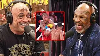 Joe Rogan & Mike Tyson LAUGH at Jake Paul After Anthony Joshua BREAKS His Jaw