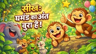 Monkey vs Lion Epic Comedy 🐒🦁 | Cartoon Fun for Kids