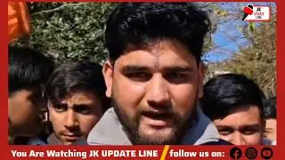 ABVP protests against Minister Sakina Itoo and the JK Board, demanding a 15% relaxation in exams.