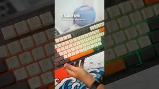 Wireless Keyboard K98 ASMR Unboxing #keyboardwireless #keyboardbluetooth #bluetoothkeyboard