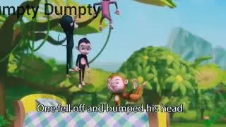 5 Little Monkeys Jumping🙉||Song🎵||Humpty Dumpty🙄