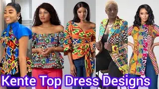 Most Elegant and Beautiful Ankara Tops for Ladies | Kente African Print Fabrics | Ankara on Jean
