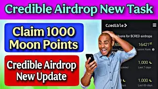 Credible Airdrop New Task | Credible Airdrop New Update