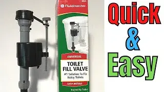 Одну минуту! Замена сливного клапана унитаза Fluidmaster