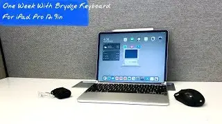One Week w/Brydge iPad Pro Keyboard|Best Typing experience for iPad Pro|Giveaway Finalist Announced!