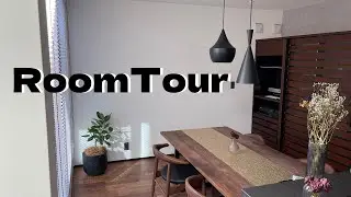 【ROOM TOUR】住友林業　ウォールナットと黒が基調の家