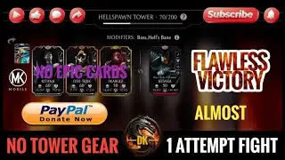 Hellspawn Tower 70 & Reward 🎮 Mortal Kombat Mobile/MK Mobile/MKM #mortalkombatmobile #mkmobile #mkm
