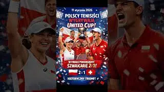 Zwycięstwo w United Cup #ciekawostki #trivia #tennis #news #polska