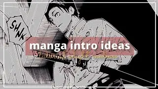 manga intro ideas | Alight motion tutorial