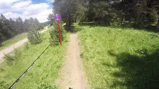 LA MOLINA BIKE PARK : Enllaç (pista verde) + Zona Woodpark