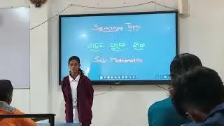 MATHEMATICS SEMINAR ON TOPIC ROAD SAFETY EDUCATION BY A CLASS 10 th STUDENT