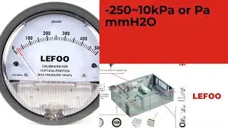 Necessary instruments for large computer rooms, LFB Differential Pressure Gauge