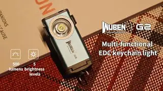 WUBEN G2 Multi-functional EDC Keychain Light - 500 Lumens