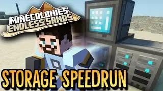 Minecolonies - Endless Sands: Компьютерное скоростное прохождение #7